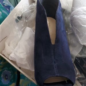 New peep toe platform platform ankle boots